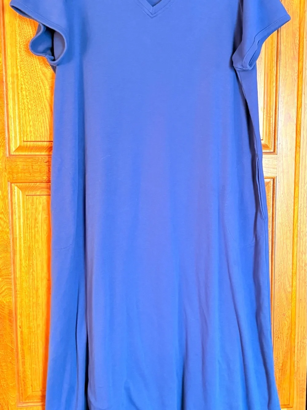 Dreams & Co Lounge Dress Blue 1X